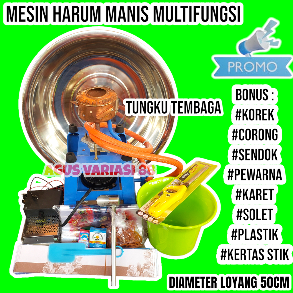 Mesin Harum Manis Multifungsi Tungku Tembaga