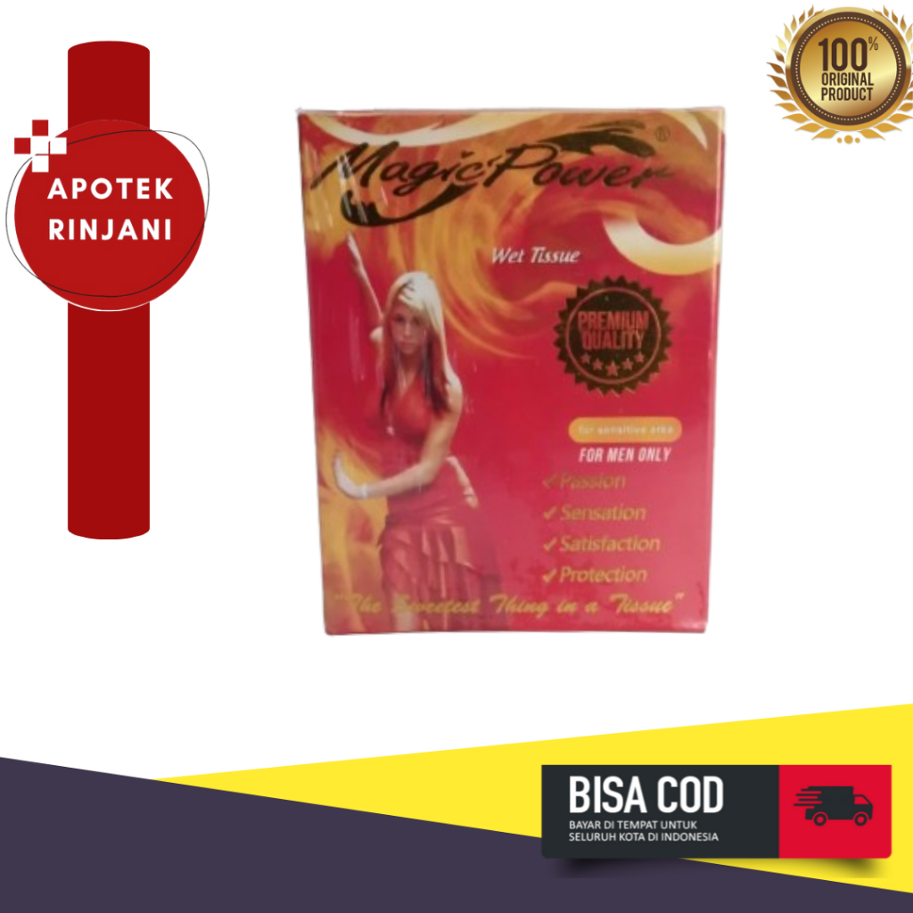 TISU MAGIC POWER CRIMSON MERAH (6 LEMBAR)