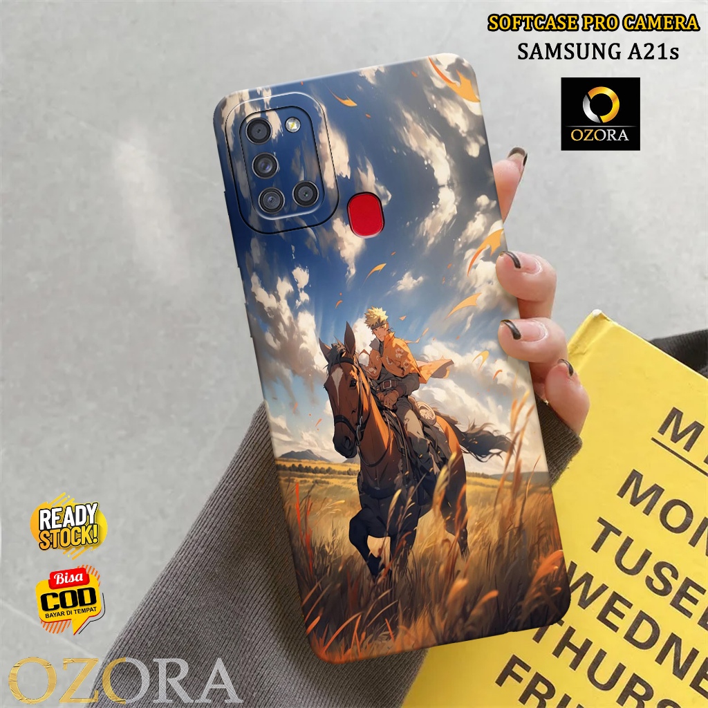 Case Samsung A21S Terbaru - OZORA - Fashion Case Anime - Casing Hp Samsung A21S - Aksesoris Handphon