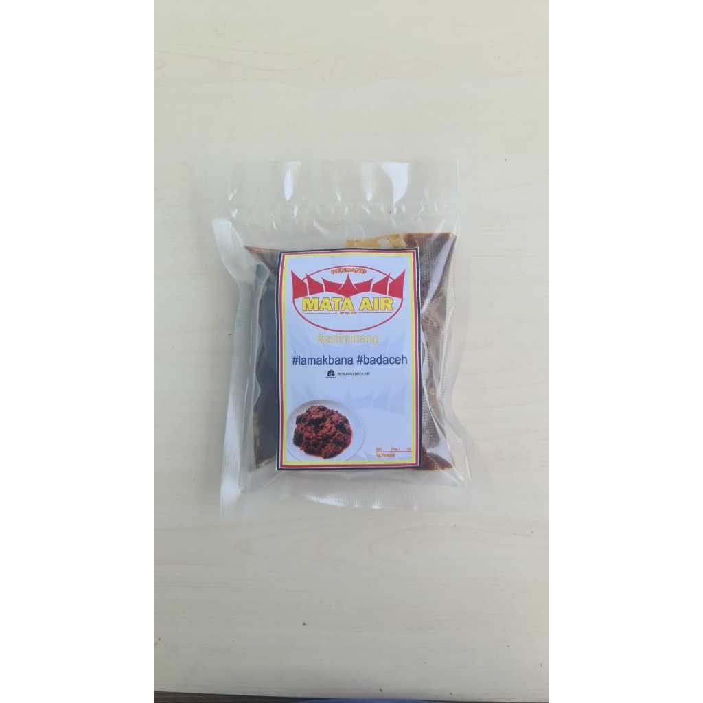 

rendang daging sapi asli padang pariaman 500 gram (isi 8 potong daging)