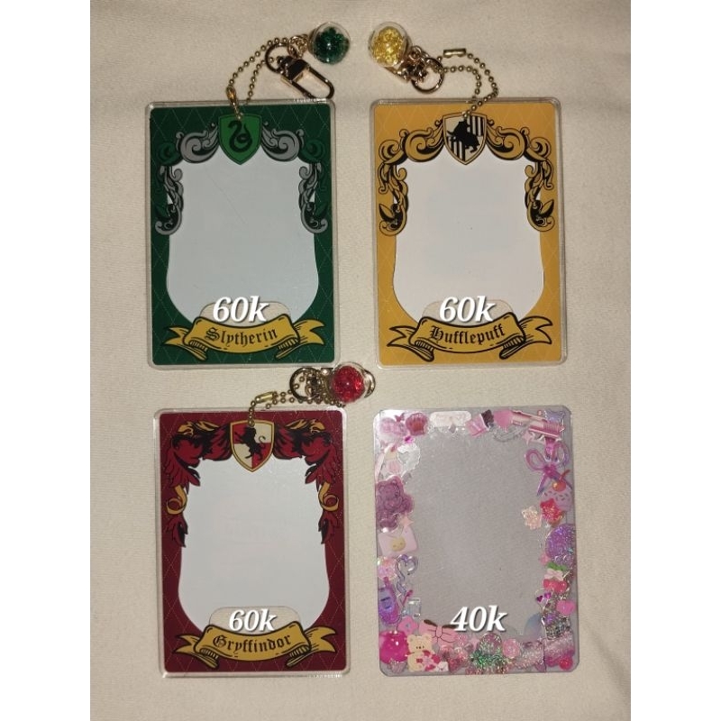 

Cahol Card Holder Hogwarts Bibimcat & Pink Toploader Toplo Deco