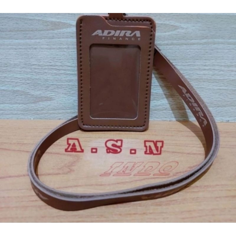 

HOLDER KALUNG ID CARD LOGO ADIRA COKLAT BEST QUALITY PREMIUM