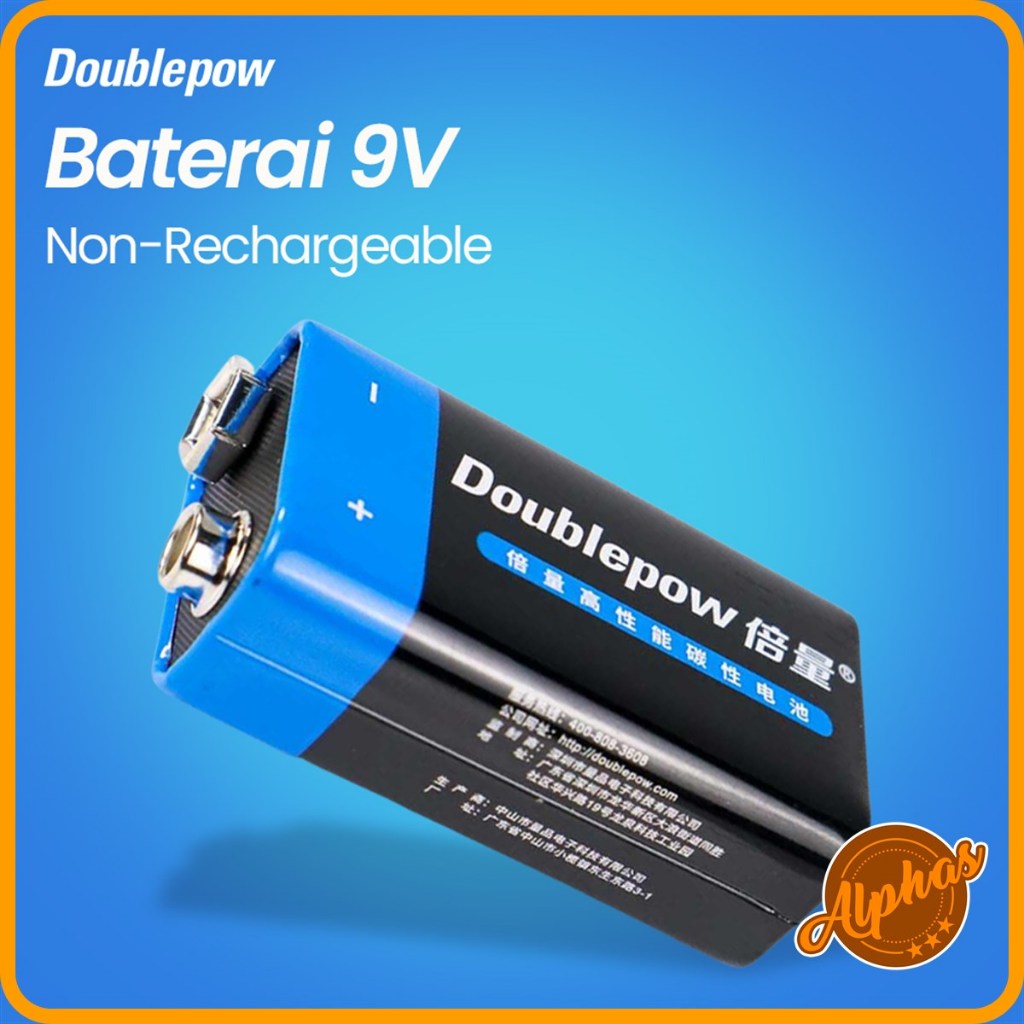 Battery 9V / Baterai Kotak 9V batre SQUARE