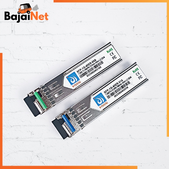 SFP Uplink HSGQ Bidi 1G 40ER 1 Set Sepasang 31A 55B 1310 1550 40Km