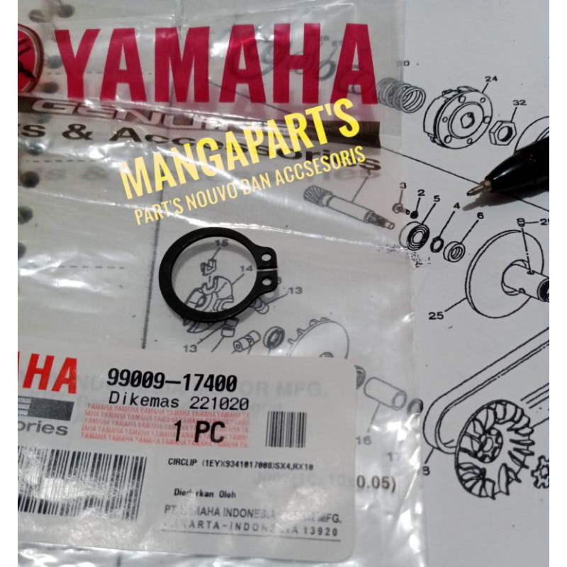 Clip as puli Mio Clip as puli Nouvo original circlip as puli circlip as Pulley Clip ass pulley