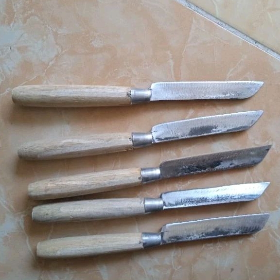 pisau dapur pisau kecil baja buat oncek bawang murah