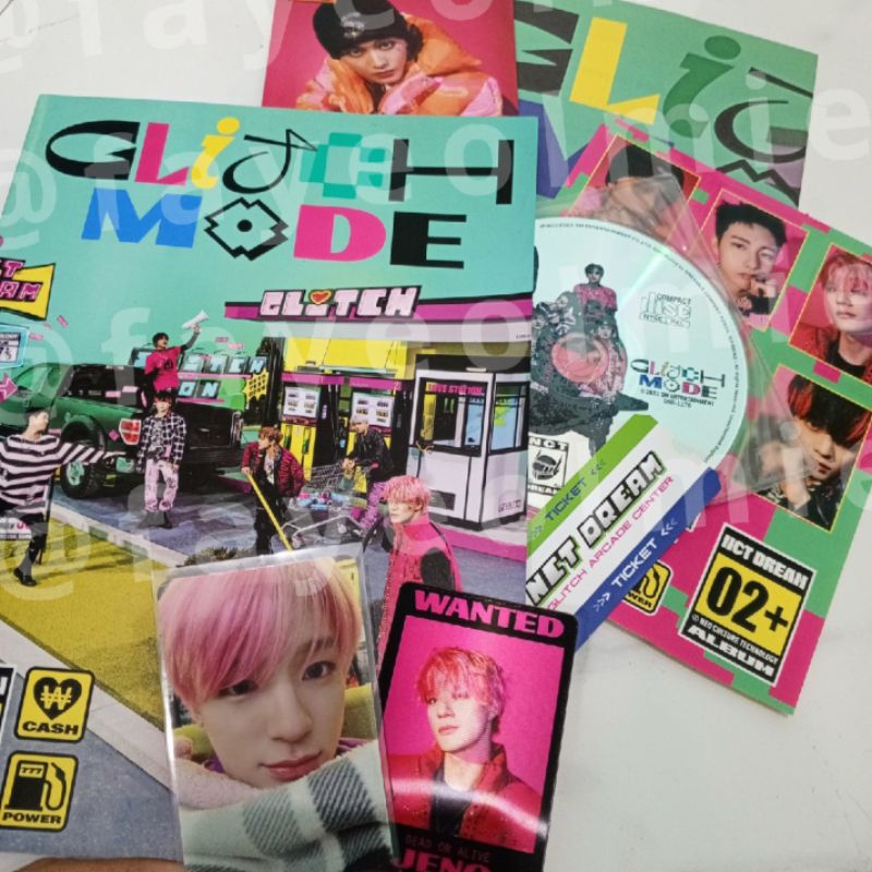 jeno selimut NCT DREAM GLITCH MODE PHOTOBOOK Album Ver Glitch (Unsealed)