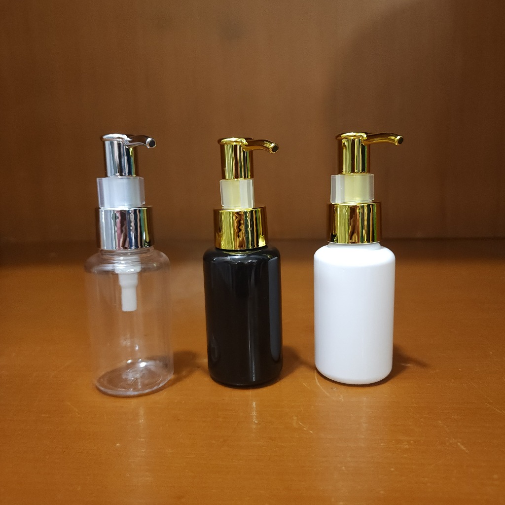 Botol Tubular 70ml Pump Clip Oil - Botol Hand Lotion Premium Botol Shampoo 70 ml Botol Hand Wash Ref