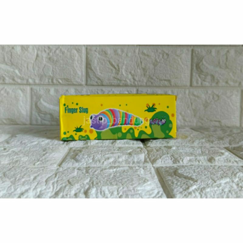 Finger Slug 3D / Mainan Finger Slug / Finget Slug Rainbow / Mainan Tangan Ulet Pelangi