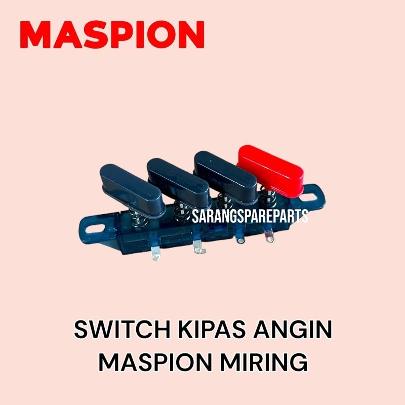 SWITCH KIPAS ANGIN MASPION MIRING / SAKLAR KIPAS ANGIN MASPION MIRING