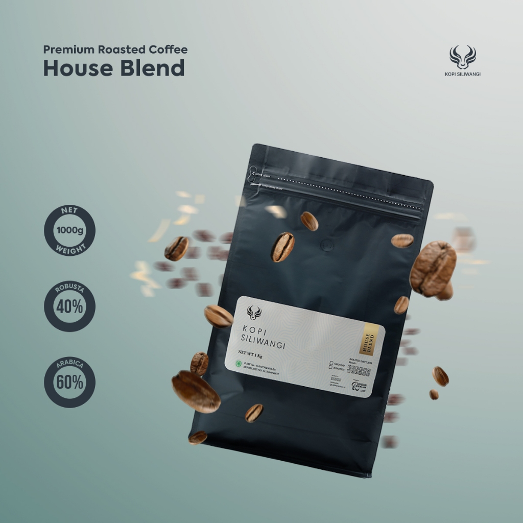 

KOPI SILIWANGI - Biji Kopi House Blend Java Preanger Espresso Based 1kg