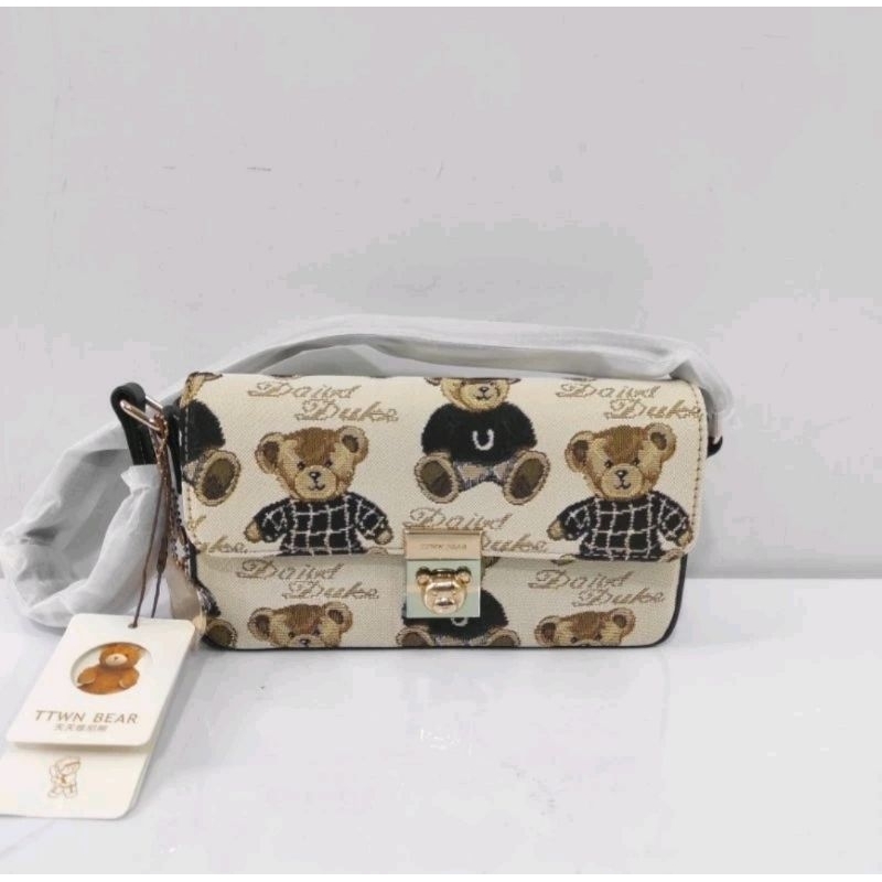 Ready Tas TTWN Bear Original TN2325/Sling Bag TTWN Bear/Tas Selempang TTWN Bear/Tas TTWN Bear