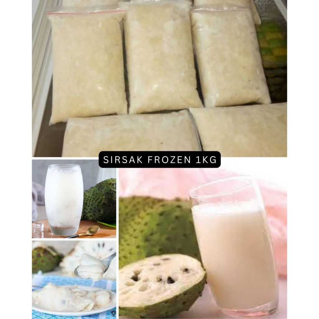 

Sirsak frozen tanpa biji 1kg sirsak beku frozen