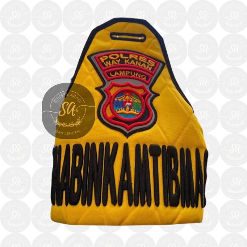 BAN LENGAN BHABINKAMTIBMAS / Ban lengan bhabinkamtibmas / BAN LENGAN POLISI / Ban lengan polisi