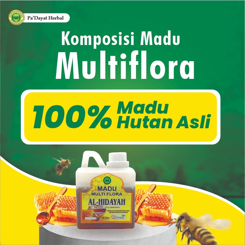 

Madu Murni Multiflora/Madu Hutan Asli /Madu Al Hidayah / Madu Kesehatan / isi 500ml/PA'DAYAT HERBAL