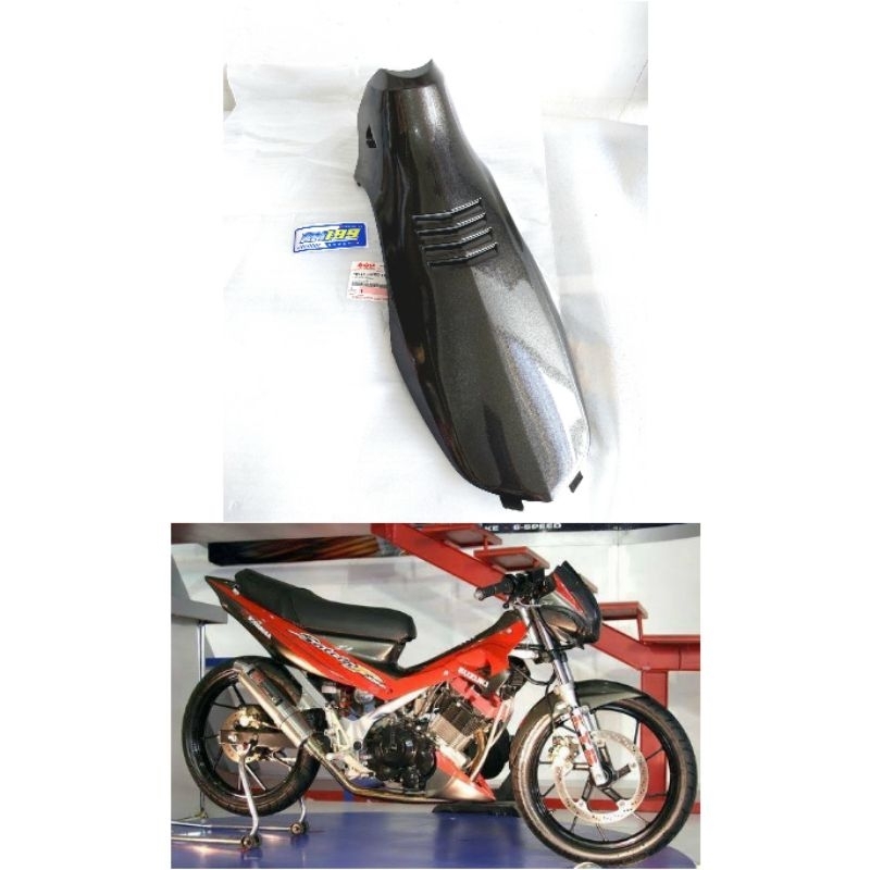 Leg Center Centre Cover Tengah Suzuki Satria FU Yoshimura Raider Original SGP