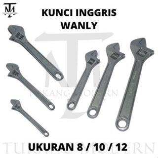 KUNCI INGGRIS WANLY / KUNCI SERBAGUNA KUNCI INGGRIS BESAR KECIL KUNCI INGGRIS 8 INCH 10 INCH 12 INCH