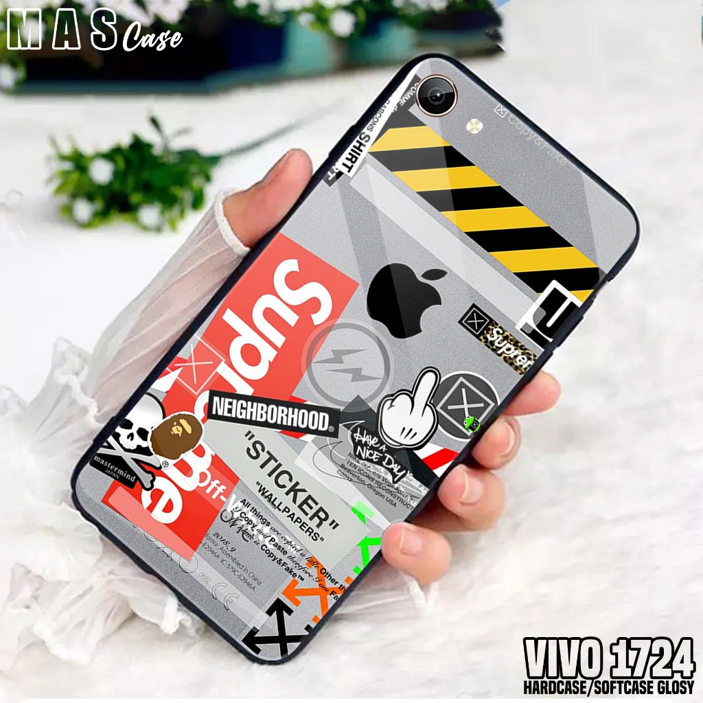 Case VIVO 1724 - Casing Hp VIVO 1724 ( BA ) Silikon Hp VIVO 1724 - Softcase Glass Kaca - Kondom Hp V