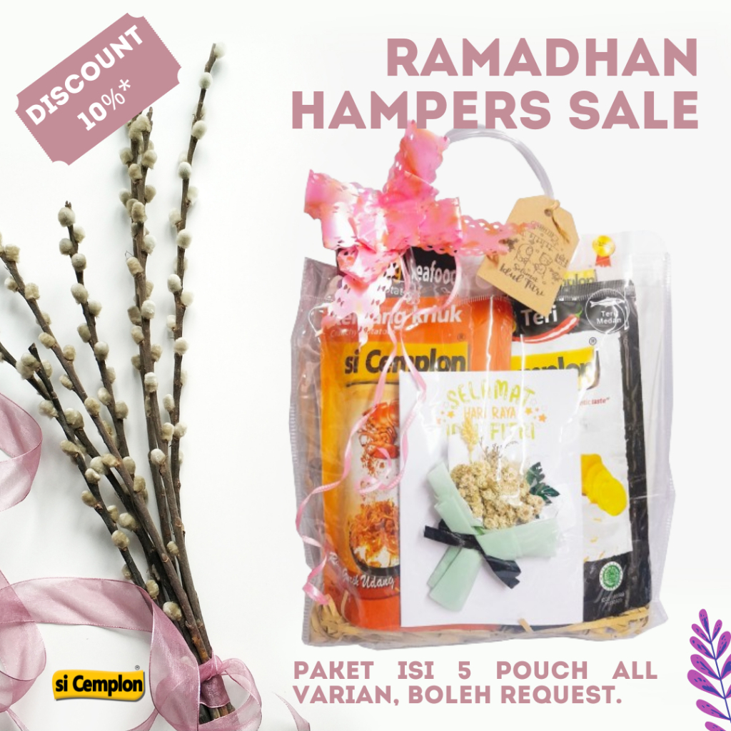

si Cemplon Hampers Tas Transparan isi 5 pouch