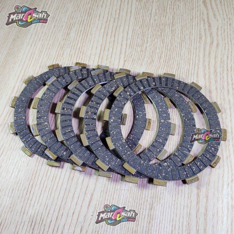 Kampas kopling satria hiu lumba 2 tak 6 speed Rk Cool Kampas kopling suzuki satria 2 tak IMPORT