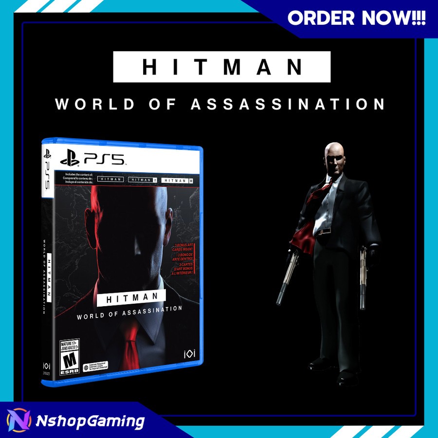 Hitman: World of Assassination Playstation 5/Kaset PS5