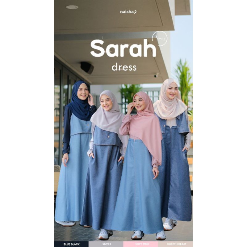 SARAH DRESS |GAMIS JEANS OUTFIT GAMIS REMAJA GAMIS KEKINIAN