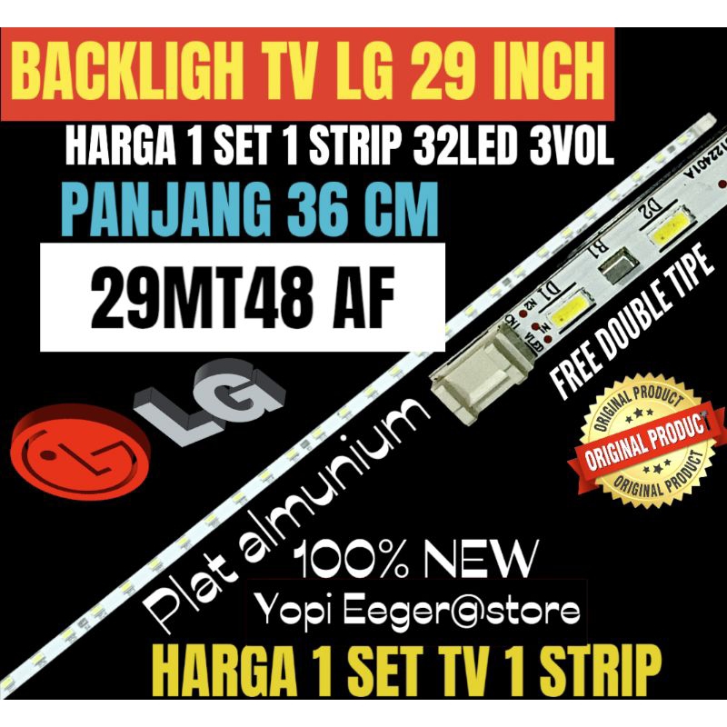 BACKLIGHT TV LCD LED LG 29 INCH 29MT48AF BACKLIGHT TV 29 INCH