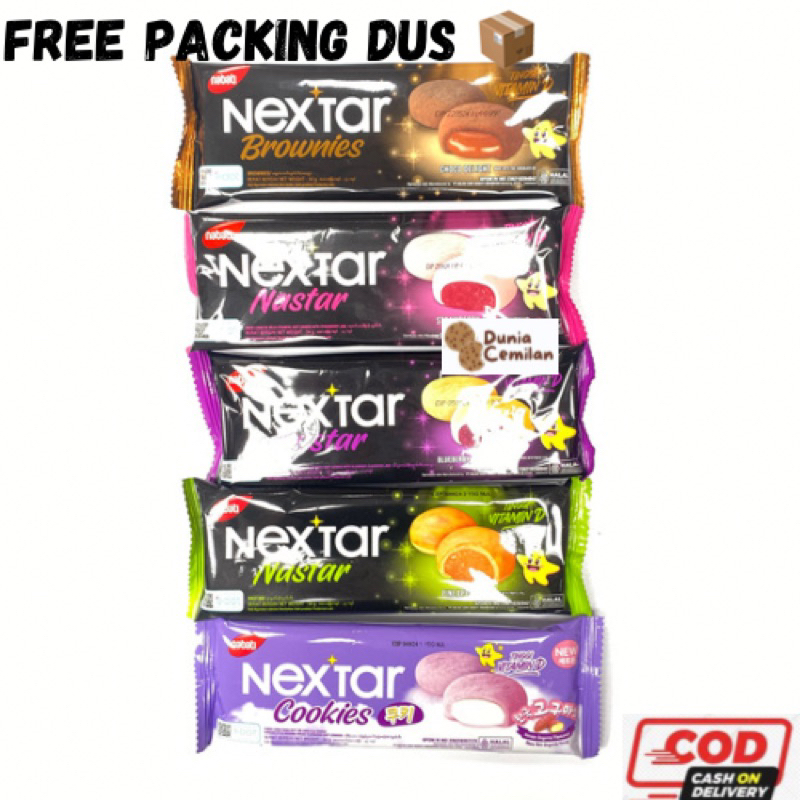 

[TERMURAH!] Nabati Nextar Cookies SATUAN 34gr - Kue Kering Biskuit Selai