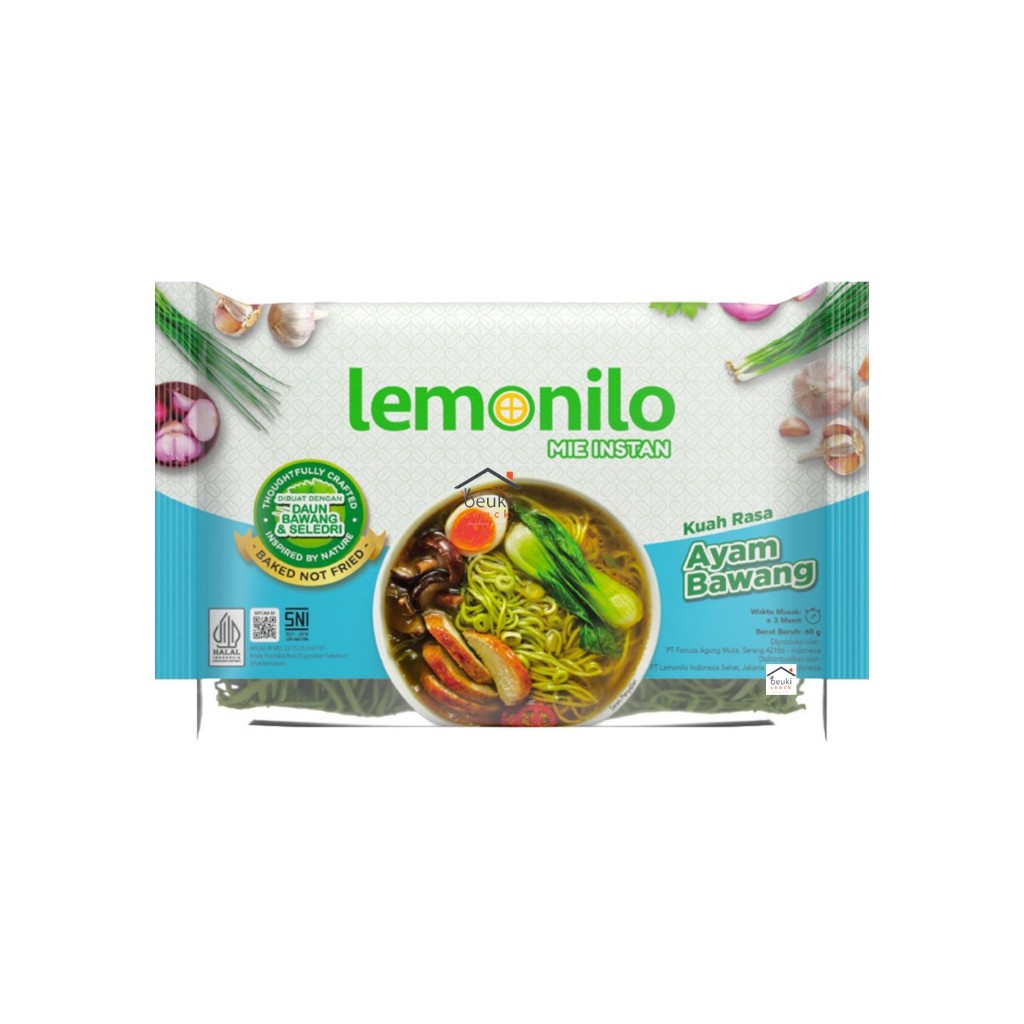 

Lemonilo Ayam Bawang Mie Instan Kuah dari Daun Bawang & Seledri
