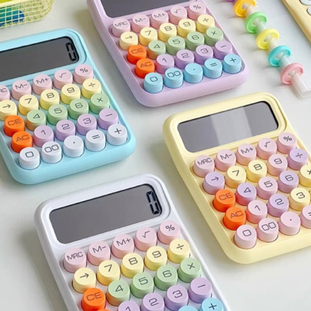 

Kalkulator Lucu Elektronik 12 Digit Ala Korean Style | Korean dopamin Digital kalkulator lucu wana macaron | Gift Hadiah Anak Kualitas Premium | Alat Perlengkapan Sekolah