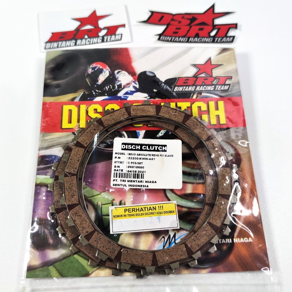 Kampas Kopling BRT Absolute REVO / BLADE 110 / REVO FIT