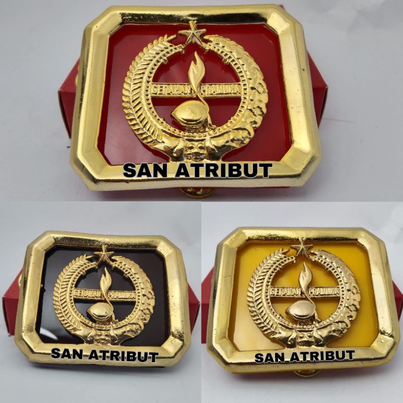 TATOP/EMBLEM PRAMUKA SEGI4 PUTRA PENGGALANG/PENEGAK/PANDEGA ALAS AKRILIK COR PREMIUM