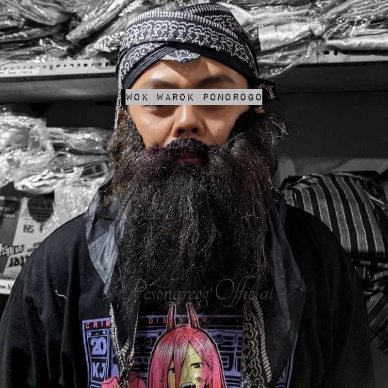 jengot warok / kumis warok / brewok warok  / kumis palsu / wok / jenggot palsu (bayar di tempat)