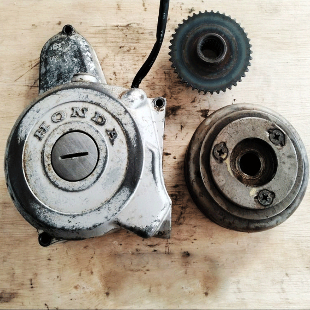 Blok Kiri Magnet Spul Supra X Grand Prima Original Copotan Motor