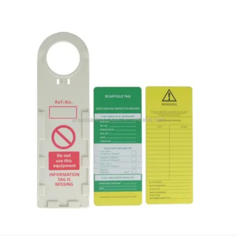 Scaffolding Tag and Holder