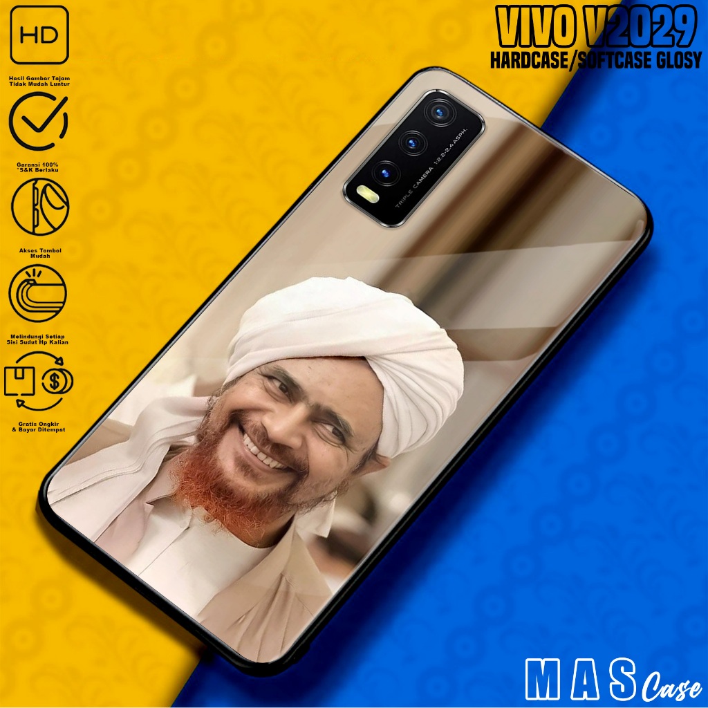 Case VIVO V2029 - Casing Hp VIVO V2029 ( Hbb Umar ) Silikon Hp VIVO V2029 - Softcase Glass Kaca - Ko