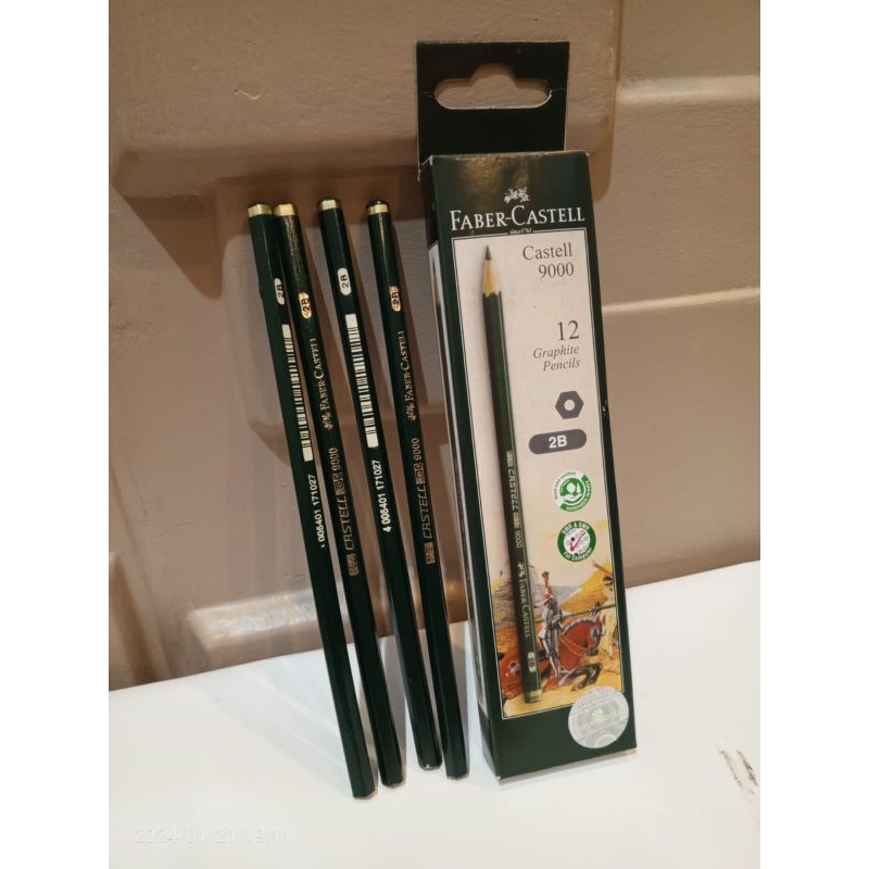 

PENCIL faber Castell 2B UJIAN jual per pak isi 12 picis