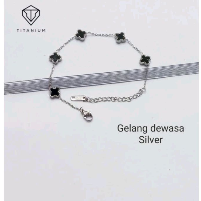 Gelang Viral Rantai Titanium