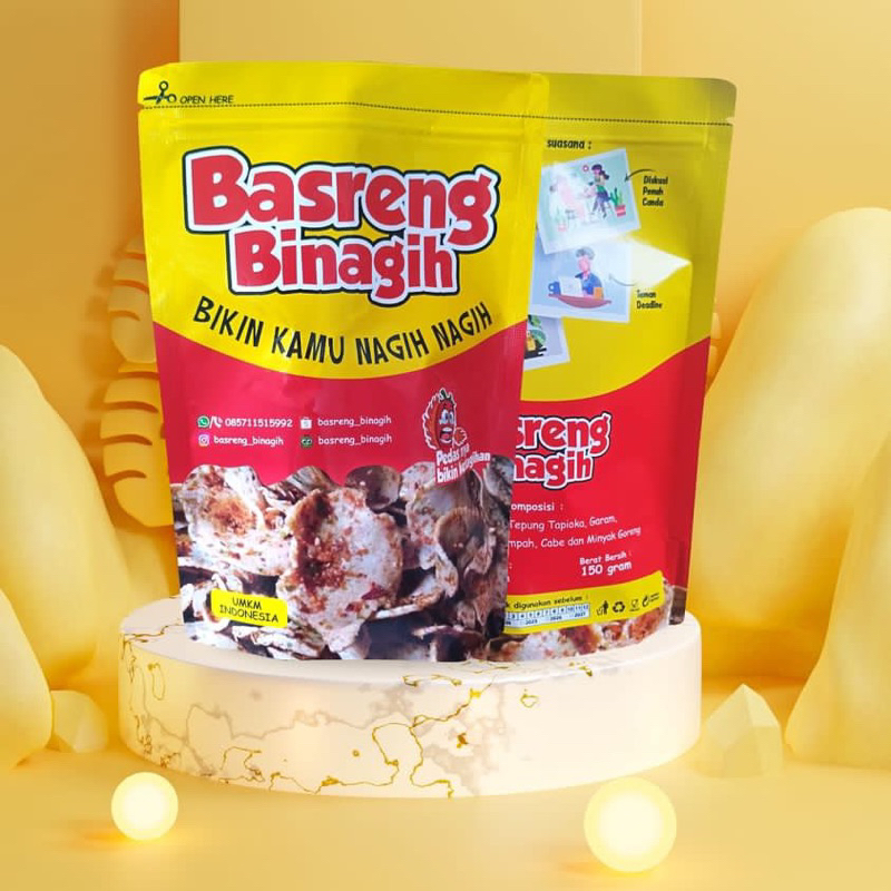 

paket 3pcs Basreng