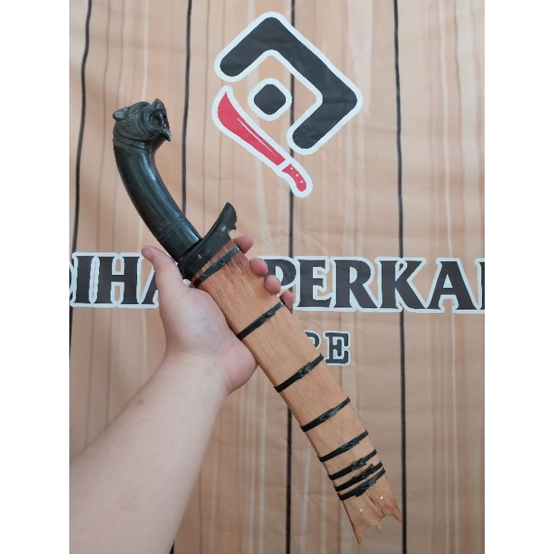 bedog ukir maung tanduk kerbau khas galonggong