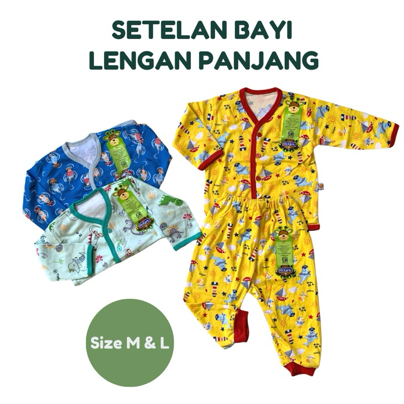 SETELAN BAYI LENGAN PANJANG RIDGES