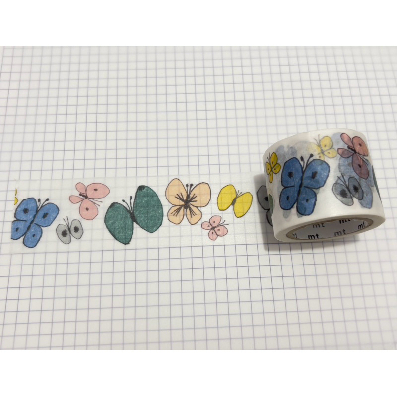 

[Sample] masking tape mt x Mina Perhonen | washi tape kupu, butterfly | Japan