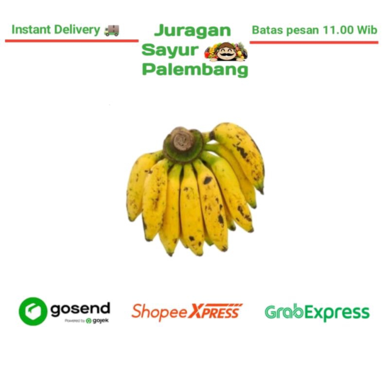 

Pisang Lilin Fresh - Juragan Sayur Palembang