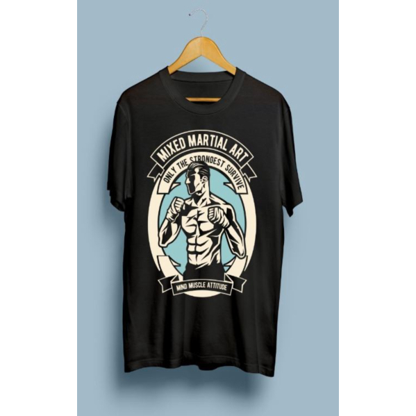 Promo Kaos Tinju/ TShirt MMA/Kaos MMA/Tshirt Tinju/MMA/Kaos Cotton Jaco X0X Diskon