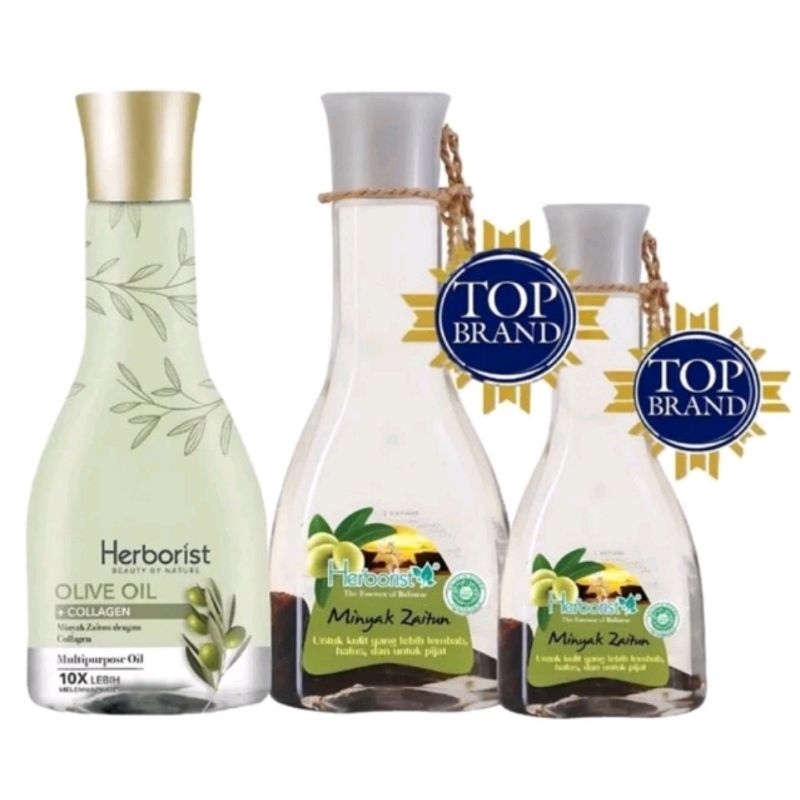 MINYAK ZAITUN Herborist Olive Oil + Collagen | Minyak Zaitun | Multipurpose - Massage Oil