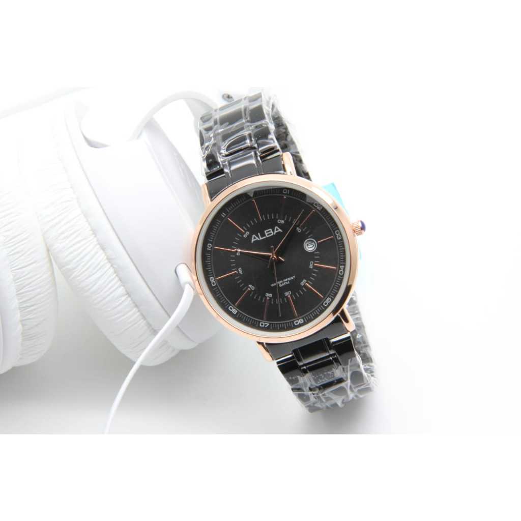 Jam Tangan Pria Fashion ALBA Tali Rantai 2360Lv Free Box - Bisa COD