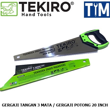 BH TEKIRO Gergaji Tangan 3 Mata  Gergaji Potong