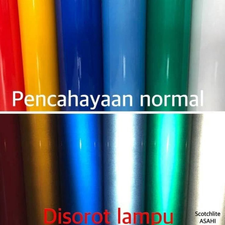 QO REFLECTIVE SHEETING REFLEKTIF STIKER STICKER ASAHI 6CM X 1CM