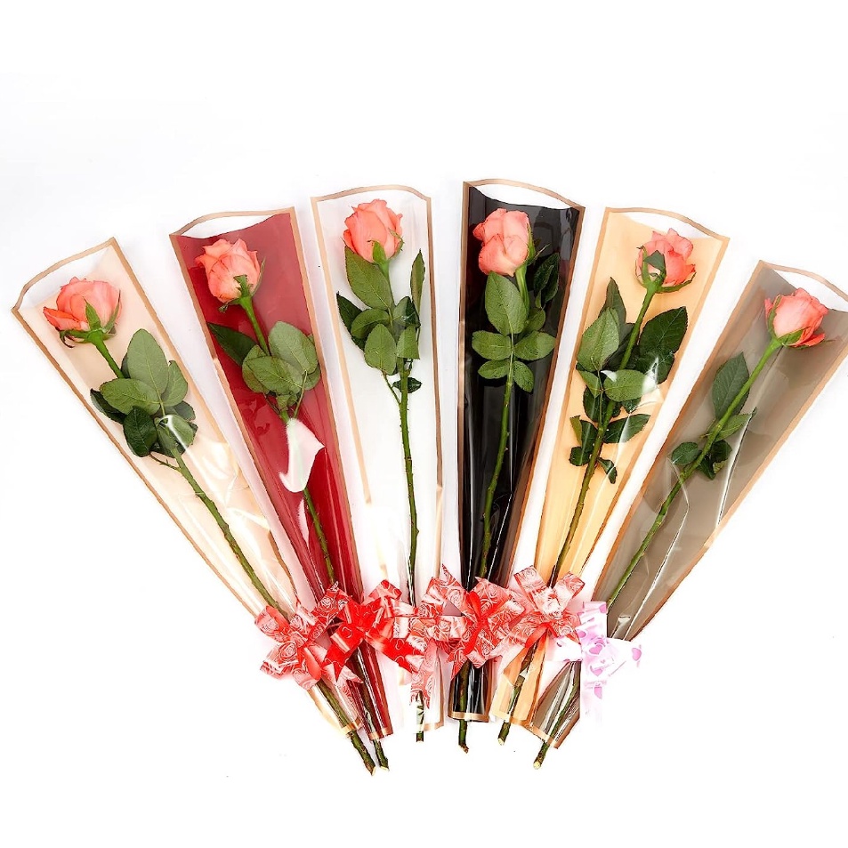 

Best Testimoni 5 Lembar Kertas Pembungkus Buket Satu Bunga Mawar Cellophane Tangkai Mawar