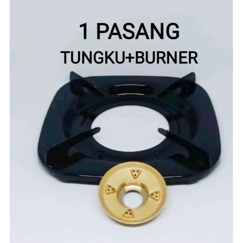 1 Pasang 1 Tungku Tebal +1 Burner Rinnai/1 Set tungku Kaki 4 + Burner Kecil/1 Pasang Tungku+Barner